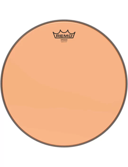  REMO BE-0314-CT-OG Emperor Colortone batter drumhead, orange, 14"|MusicGoodDeal 