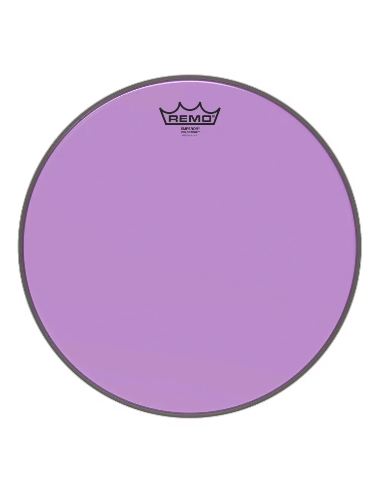  REMO BE-0314-CT-PU Emperor Colortone batter drumhead, purple, 14"|MusicGoodDeal 