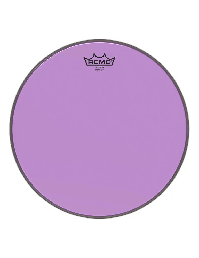  REMO BE-0314-CT-PU Emperor Colortone batter drumhead, purple, 14"|MusicGoodDeal 