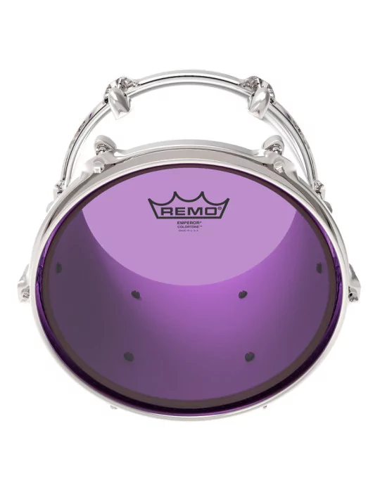  REMO BE-0314-CT-PU Emperor Colortone batter drumhead, purple, 14"|MusicGoodDeal 