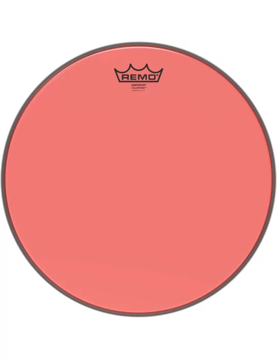  REMO BE-0314-CT-RD Emperor Colortone batter drumhead, red, 14"|MusicGoodDeal 