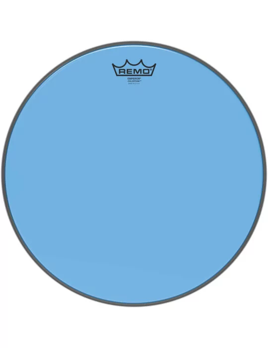  REMO BE-0315-CT-BU Emperor Colortone batter drumhead, blue, 15"|MusicGoodDeal 
