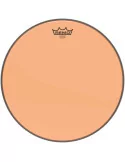  REMO BE-0315-CT-OG Emperor Colortone batter drumhead, orange, 15"|MusicGoodDeal 
