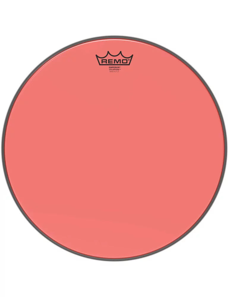  REMO BE-0315-CT-RD Punzón Emperor Colortone, rojo, 15 "|MusicGoodDeal 