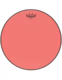  REMO BE-0315-CT-RD Emperor Colortone batter drumhead, red, 15"|MusicGoodDeal 
