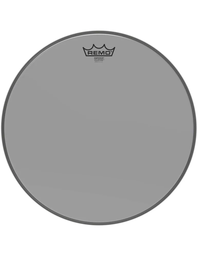  REMO BE-0315-CT-SM Emperor Colortone batter drumhead, smoke, 15"|MusicGoodDeal 