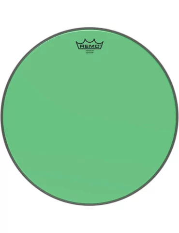  REMO BE-0316-CT-GN Emperor Colortone batter drumhead, green, 16"|MusicGoodDeal 