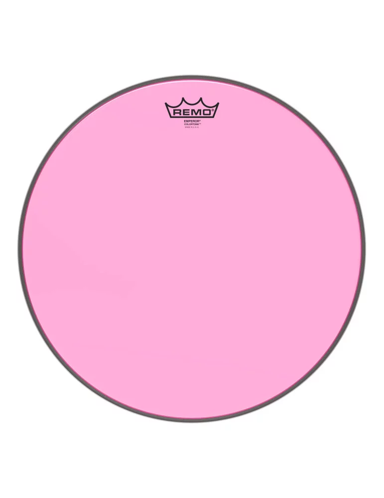  REMO BE-0316-CT-PK Emperor Colortone batter drumhead, pink, 16"|MusicGoodDeal 