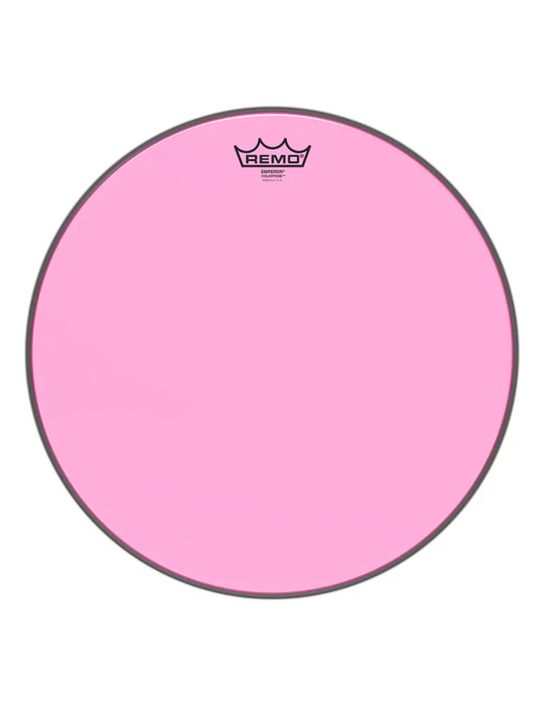  REMO BE-0316-CT-PK Emperor Colortone batter drumhead, pink, 16"|MusicGoodDeal 