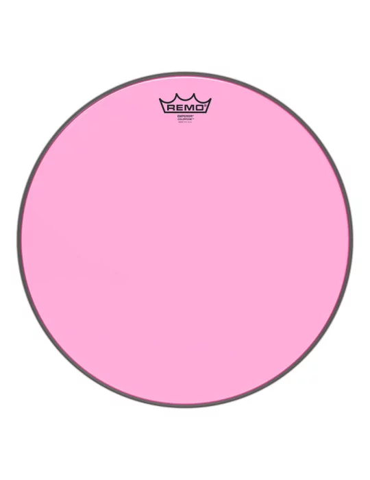  REMO BE-0316-CT-PK Emperor Colortone batter drumhead, pink, 16"|MusicGoodDeal 