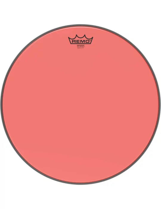  REMO BE-0316-CT-RD Emperor Colortone batter drumhead, red, 16"|MusicGoodDeal 