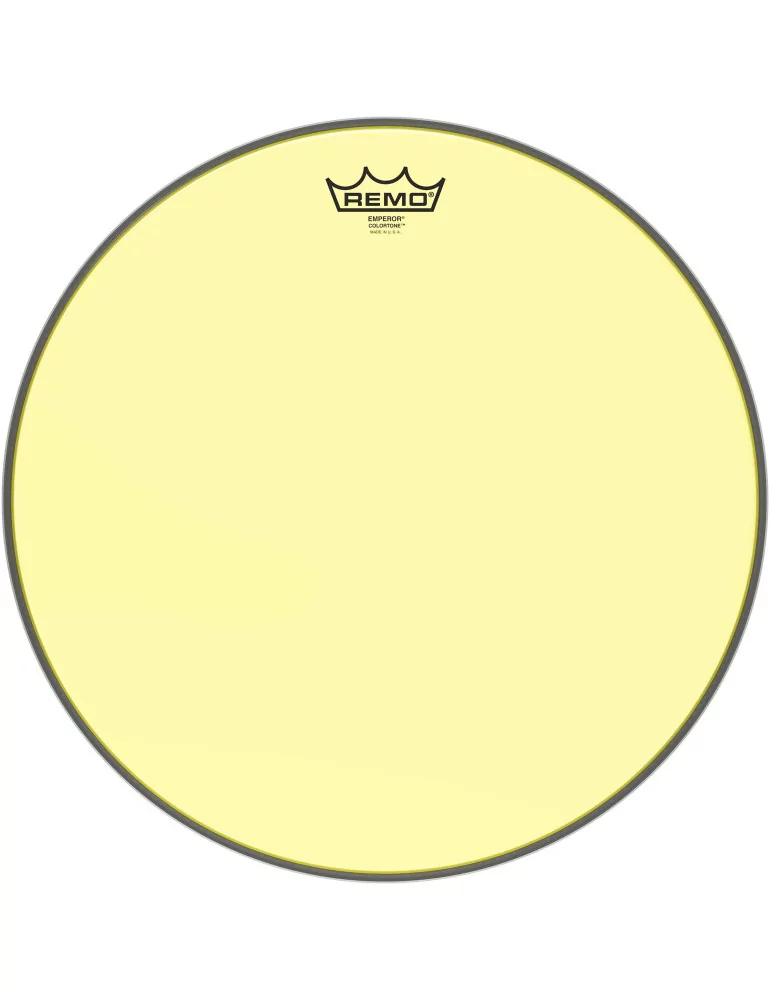  REMO BE-0316-CT-YE 16" EMPEROR COLORTONE YELLOW|MusicGoodDeal 