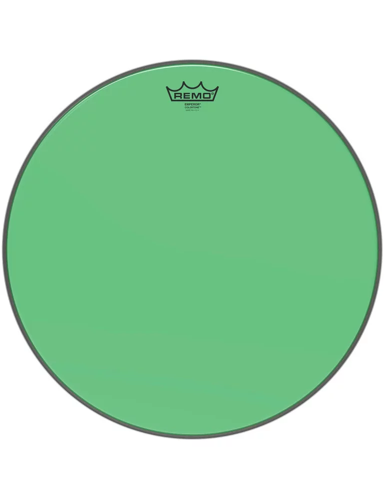  REMO BE-0318-CT-GN Cabezal perforador Emperor Colortone, verde, 18 "|MusicGoodDeal 
