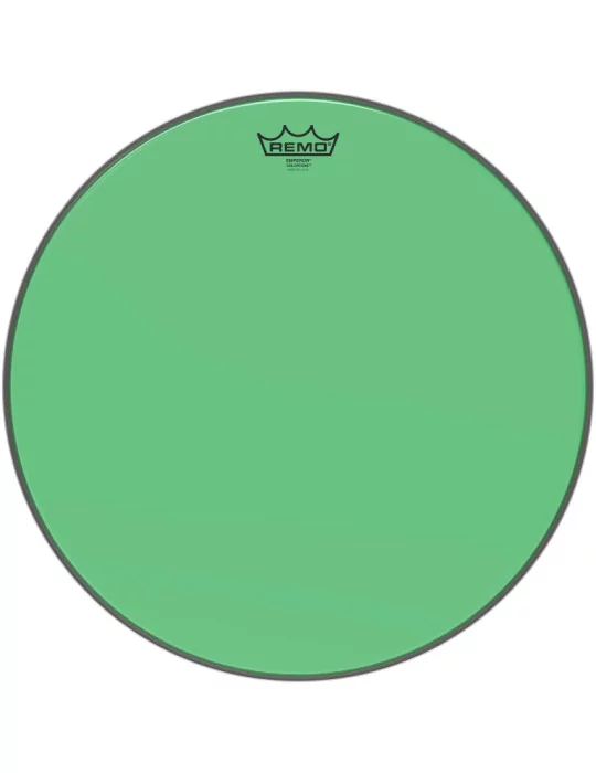  REMO BE-0318-CT-GN Cabezal perforador Emperor Colortone, verde, 18 "|MusicGoodDeal 