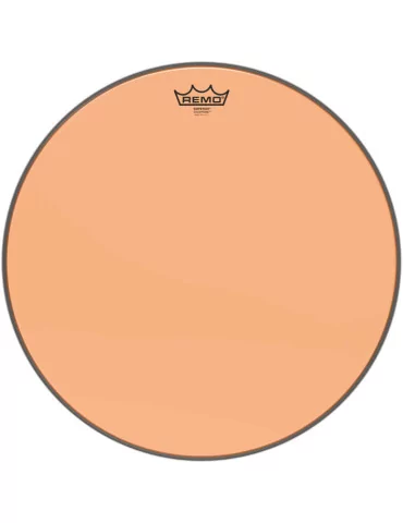  REMO BE-0318-CT-OG Emperor Colortone batter drumhead, orange, 18"|MusicGoodDeal 