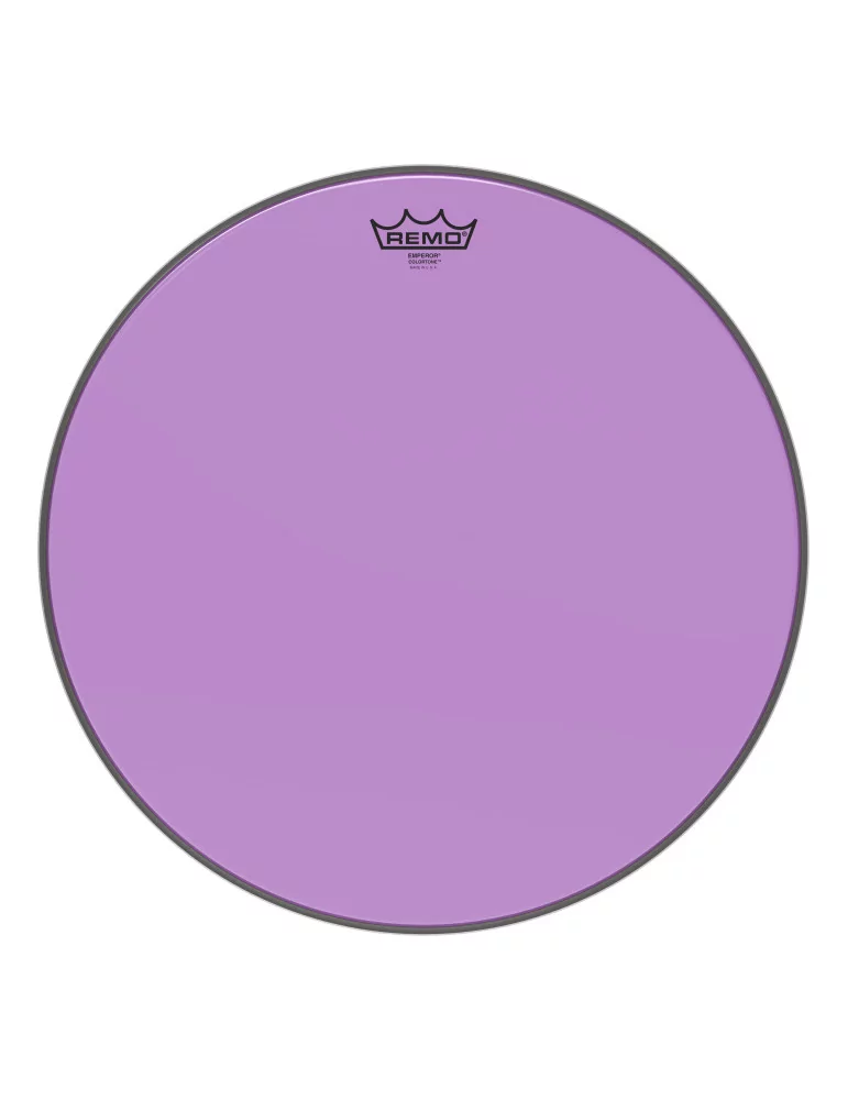  REMO BE-0318-CT-PU Cabezal perforador Emperor Colortone, morado, 18 "|MusicGoodDeal 