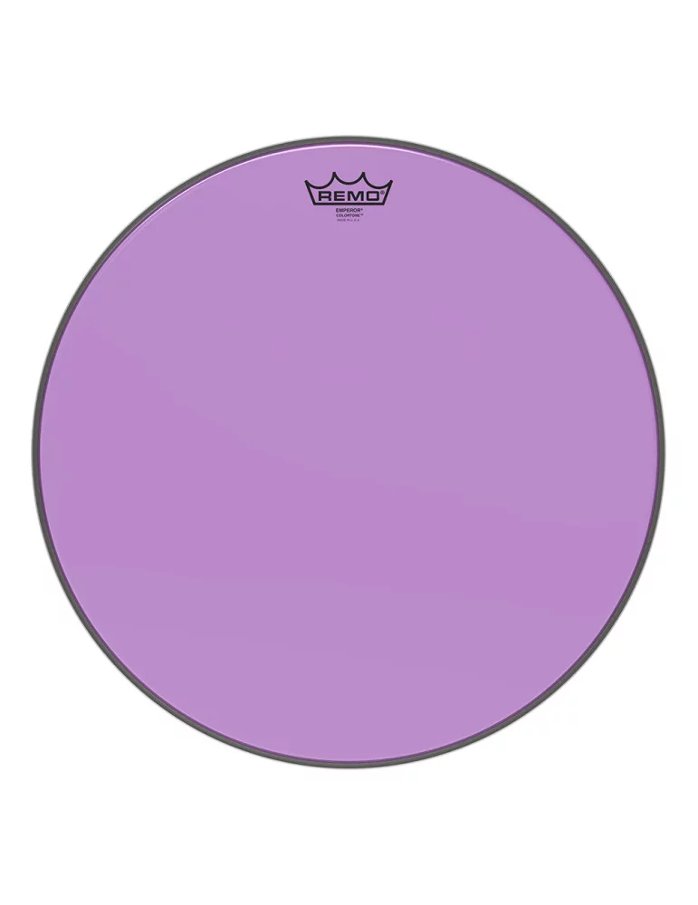  REMO BE-0318-CT-PU Cabezal perforador Emperor Colortone, morado, 18 "|MusicGoodDeal 