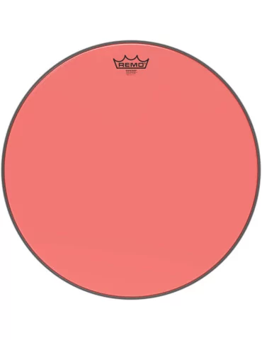  REMO BE-0318-CT-RD Emperor Colortone batter drumhead, red, 18"|MusicGoodDeal 