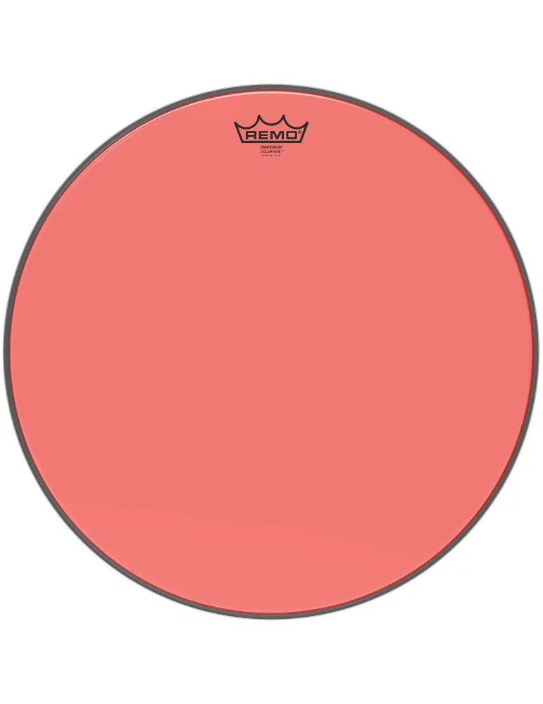  REMO BE-0318-CT-RD Punzón Emperor Colortone, rojo, 18 "|MusicGoodDeal 