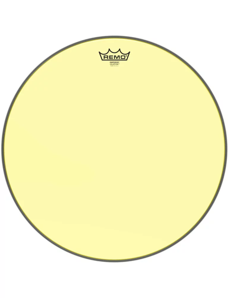  REMO BE-0318-CT-YE Cabezal perforador Emperor Colortone, amarillo, 18 "|MusicGoodDeal 