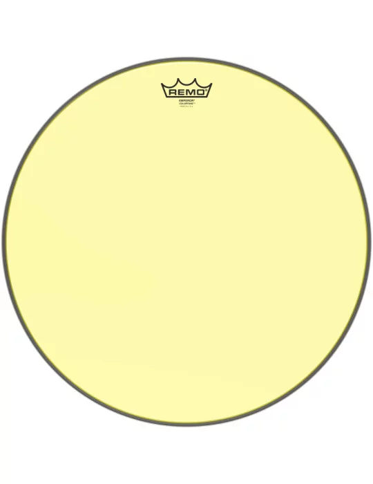  REMO BE-0318-CT-YE Cabezal perforador Emperor Colortone, amarillo, 18 "|MusicGoodDeal 