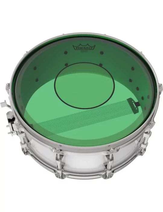  REMO P7-0313-CT-GN Powerstroke 77 Colortone batter drumhead, green, 13"|MusicGoodDeal 