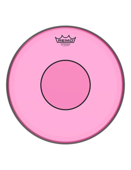  REMO P7-0313-CT-PK Powerstroke 77 Colortone batter drumhead, pink, 13"|MusicGoodDeal 