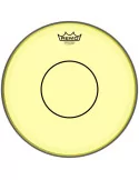  REMO P7-0313-CT-YE Powerstroke 77 Colortone batter drumhead, yellow, 13"|MusicGoodDeal 