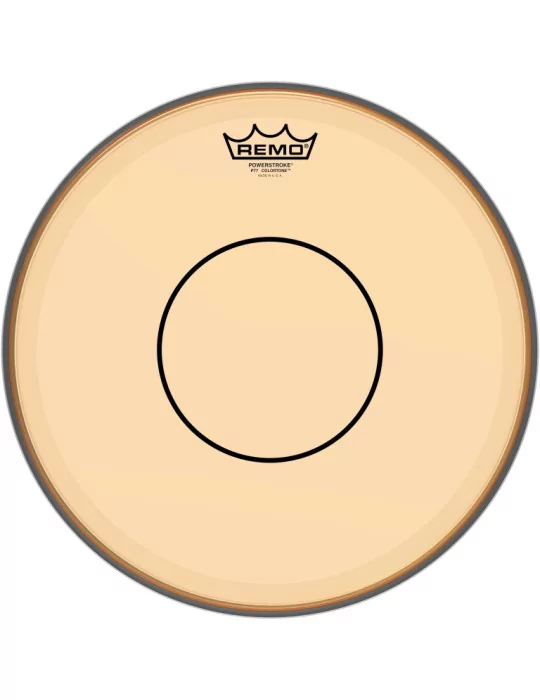  REMO P7-0314-CT-OG Powerstroke 77 Colortone batter drumhead, orange, 14"|MusicGoodDeal 
