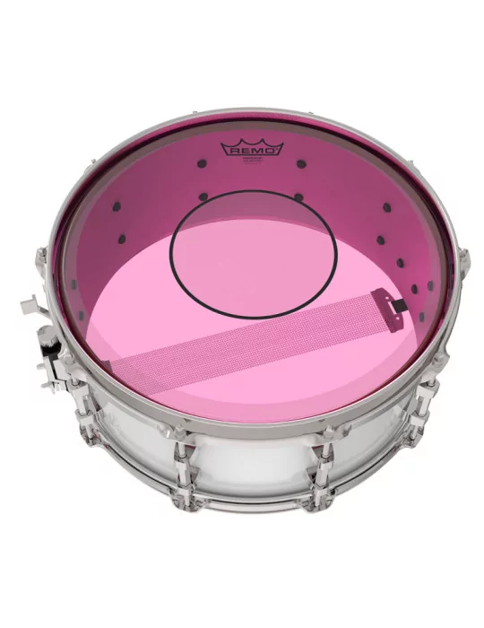  REMO P7-0314-CT-PK Powerstroke 77 Colortone batter drumhead, pink, 14"|MusicGoodDeal 