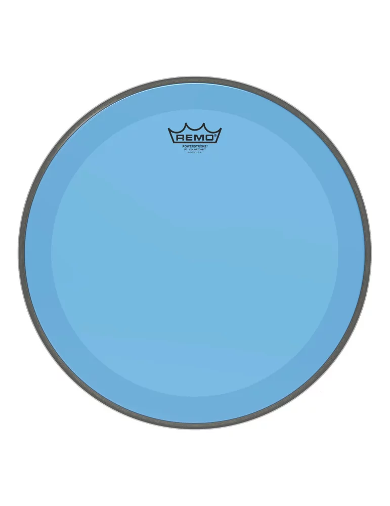  REMO P3-1316-CT-BU 16 " Powerstroke® P3 Colortone™ batter drumhead, blue|MusicGoodDeal 