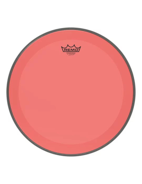  REMO P3-1316-CT-RD 16 " Powerstroke® P3 Colortone™ batter drumhead, red|MusicGoodDeal 
