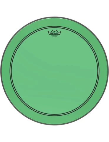  REMO P3-1318-CT-GN Parche de tambor Powerstroke 3 Colortone, verde, 18 "|MusicGoodDeal 