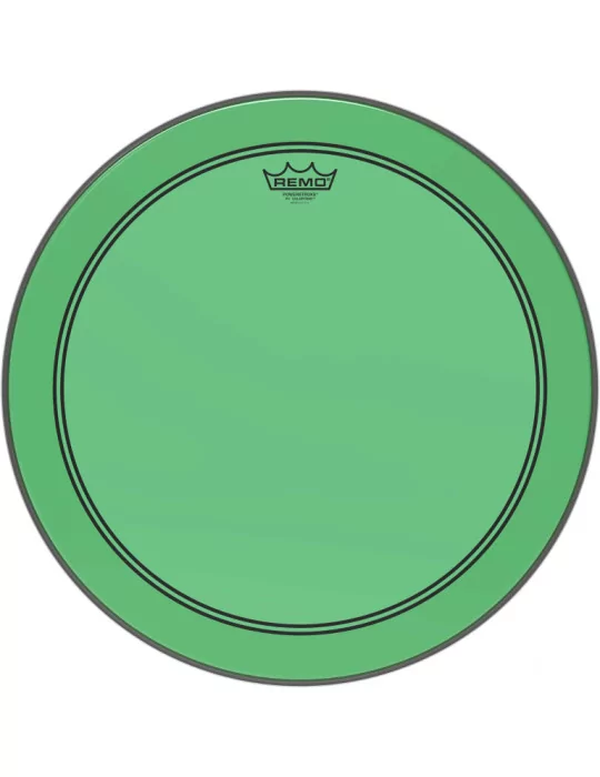  REMO P3-1318-CT-GN Parche de tambor Powerstroke 3 Colortone, verde, 18 "|MusicGoodDeal 