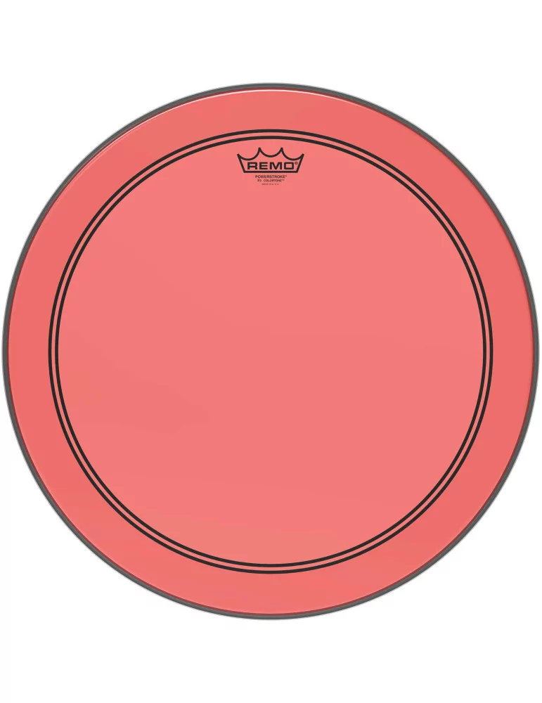  REMO P3-1318-CT-RD Parche de tambor Powerstroke 3 Colortone, rojo, 18 "|MusicGoodDeal 