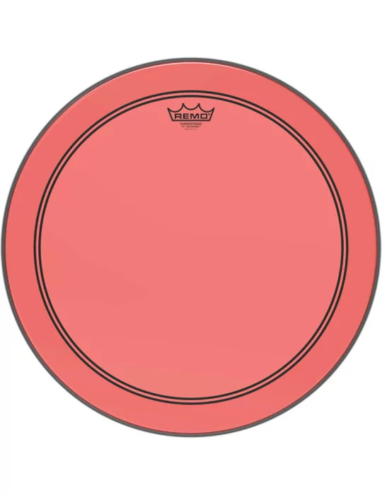  REMO P3-1318-CT-RD Parche de tambor Powerstroke 3 Colortone, rojo, 18 "|MusicGoodDeal 