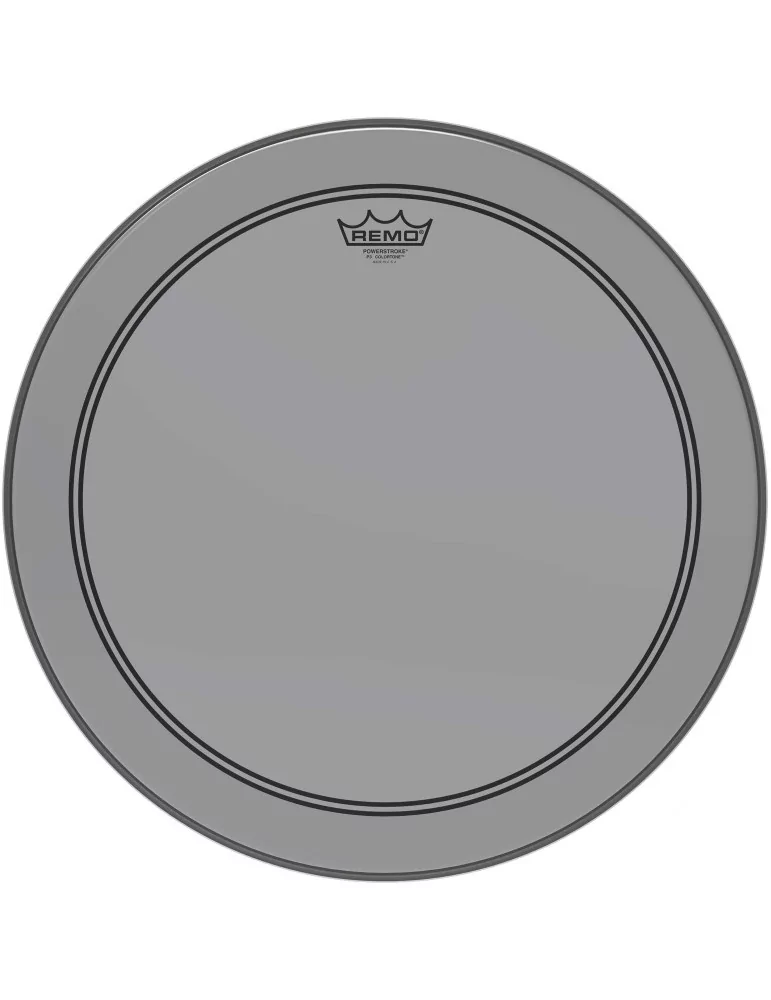  REMO P3-1318-CT-SM Parche de bombo Powerstroke 3 Colortone, ahumado, 18 "|MusicGoodDeal 