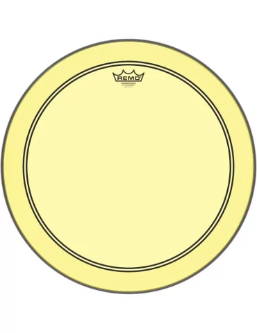  REMO P3-1318-CT-YE Parche Powerstroke 3 Colortone para bombo, amarillo, 18 "|MusicGoodDeal 