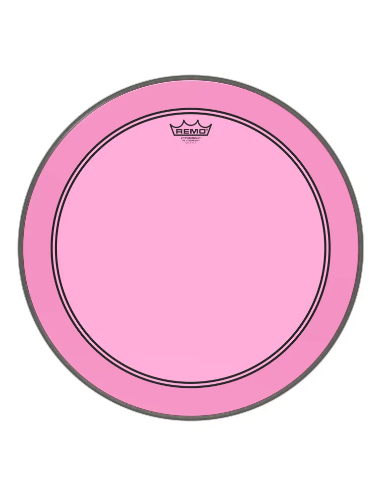  REMO P3-1320-CT-PK Parche Powerstroke 3 Colortone para bombo, rosa, 20 "|MusicGoodDeal 