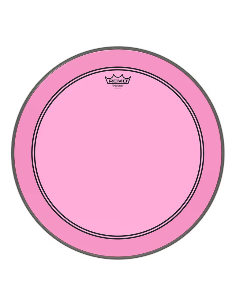  REMO P3-1320-CT-PK Parche Powerstroke 3 Colortone para bombo, rosa, 20 "|MusicGoodDeal 