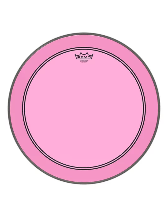  REMO P3-1320-CT-PK Parche Powerstroke 3 Colortone para bombo, rosa, 20 "|MusicGoodDeal 