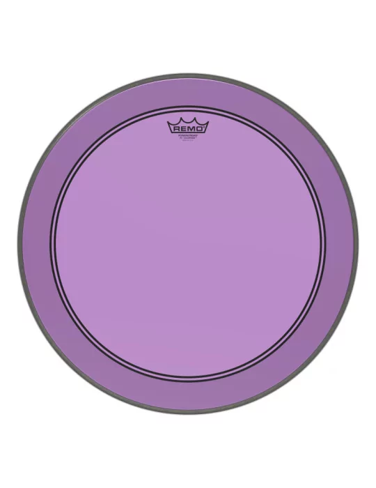  REMO P3-1320-CT-PU Parche Powerstroke 3 Colortone para bombo, morado, 20 "|MusicGoodDeal 