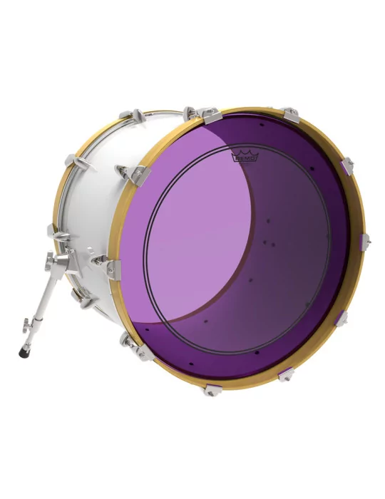  REMO P3-1320-CT-PU Parche Powerstroke 3 Colortone para bombo, morado, 20 "|MusicGoodDeal 