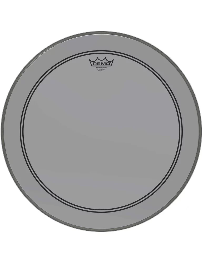 REMO P3-1320-CT-SM Parche de bombo Powerstroke 3 Colortone, ahumado, 20 "|MusicGoodDeal 