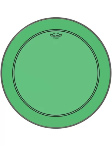  REMO P3-1322-CT-GN Parche Powerstroke 3 Colortone para bombo, verde, 22 "|MusicGoodDeal 