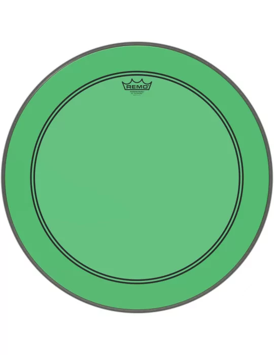  REMO P3-1322-CT-GN Parche Powerstroke 3 Colortone para bombo, verde, 22 "|MusicGoodDeal 