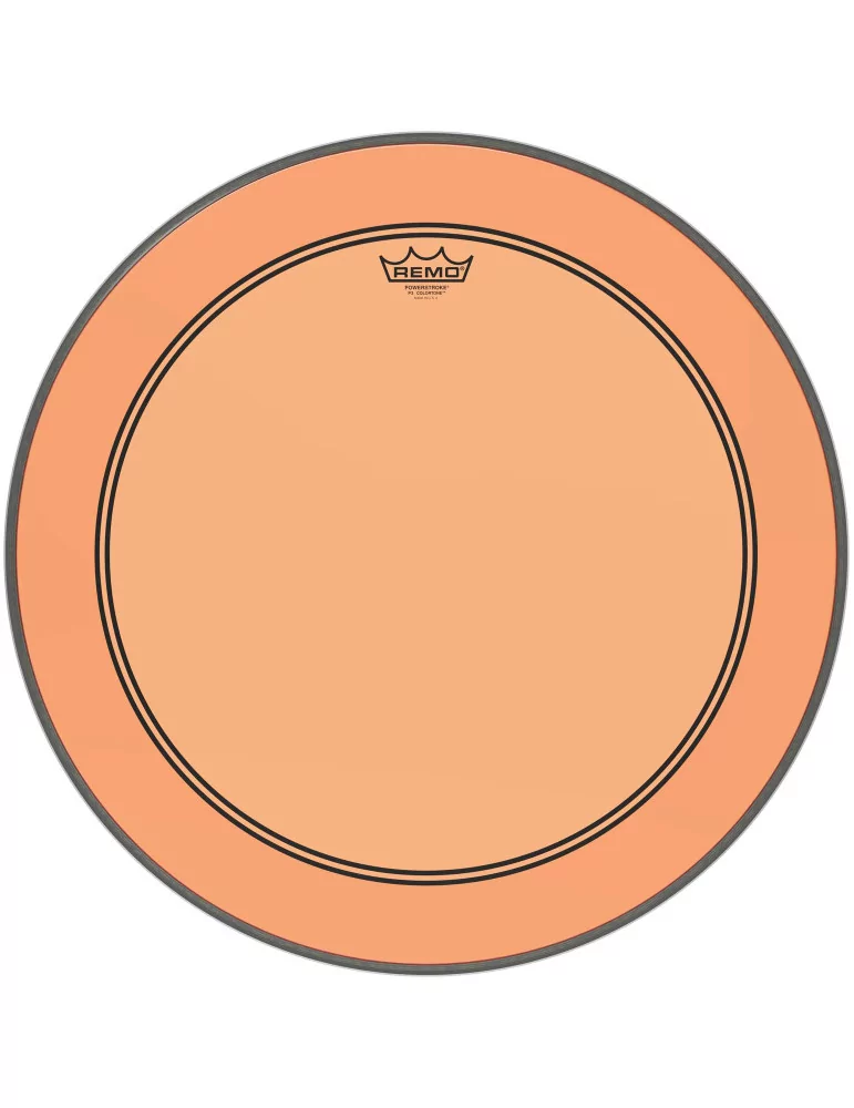  REMO P3-1322-CT-OG Parche de tambor Powerstroke 3 Colortone, naranja, 22 "|MusicGoodDeal 