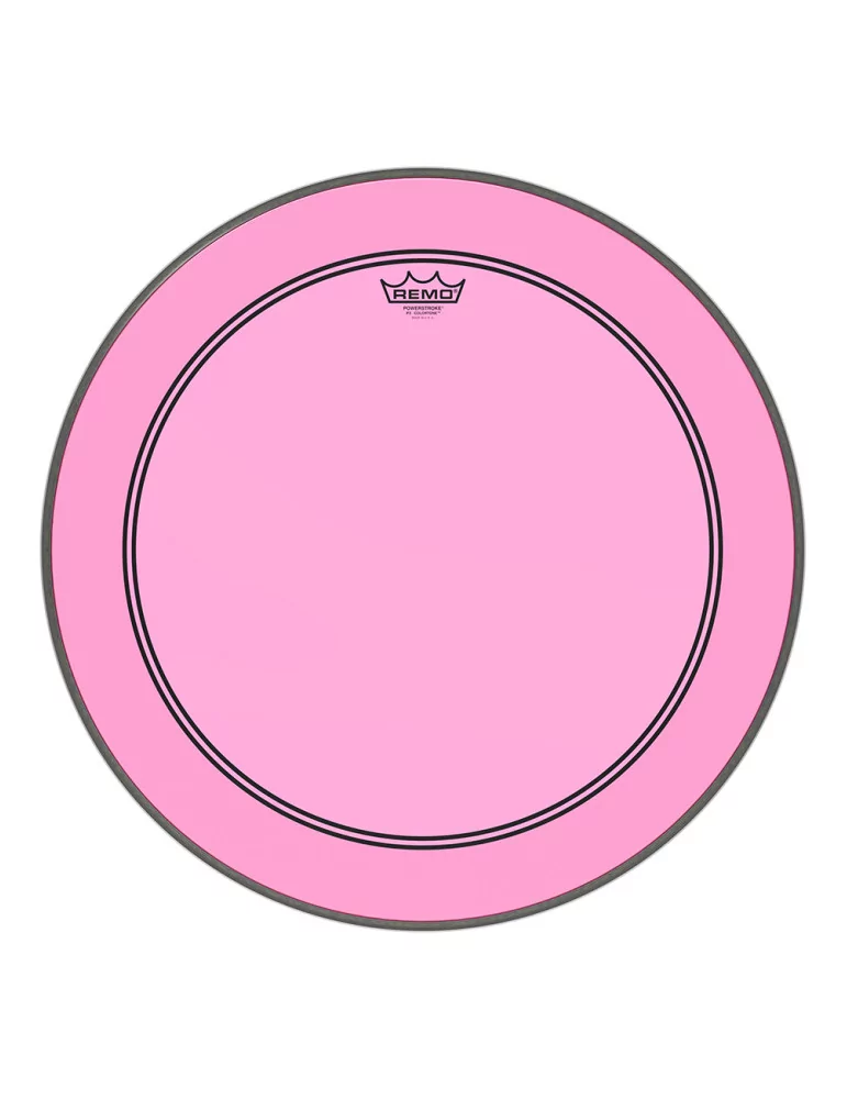  REMO P3-1322-CT-PK Parche Powerstroke 3 Colortone para bombo, rosa, 22 "|MusicGoodDeal 