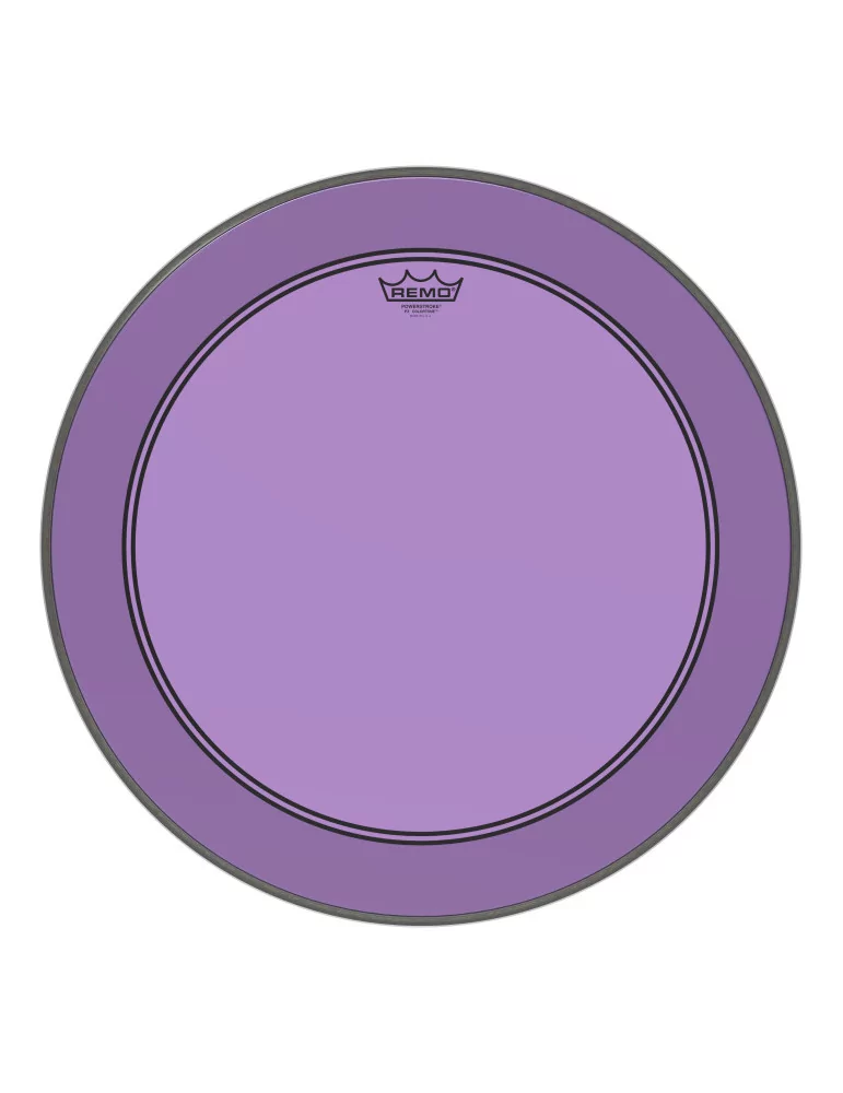  REMO P3-1322-CT-PU Parche Powerstroke 3 Colortone para bombo, morado, 22 "|MusicGoodDeal 