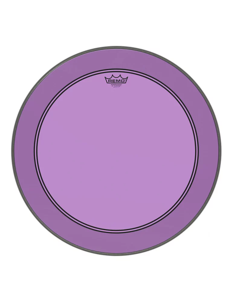  REMO P3-1322-CT-PU Parche Powerstroke 3 Colortone para bombo, morado, 22 "|MusicGoodDeal 